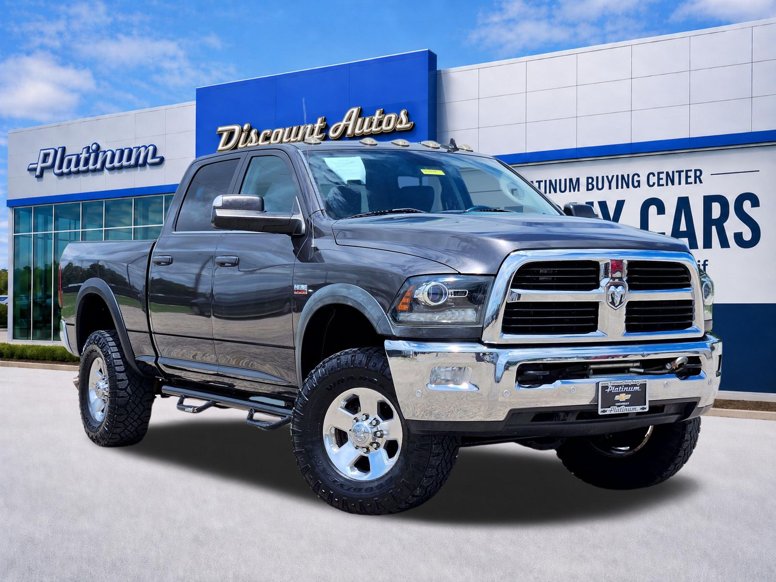 Gray (Granite Crystal Metallic Clearcoat) 2016 RAM 2500 Power Wagon Crew Cab 4WD Pickup Truck Four-Wheel Drive 6-Speed Automatic