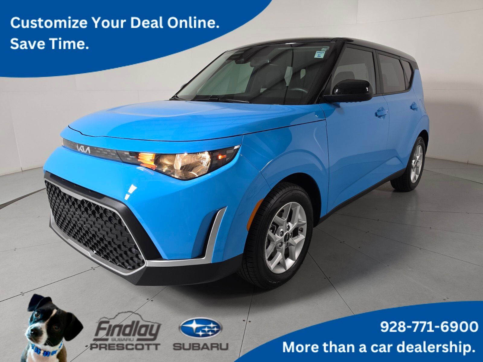 Surf Blue/Black 2025 Kia Soul SUV / Crossover Front-Wheel Drive Continuously Variable Transmission