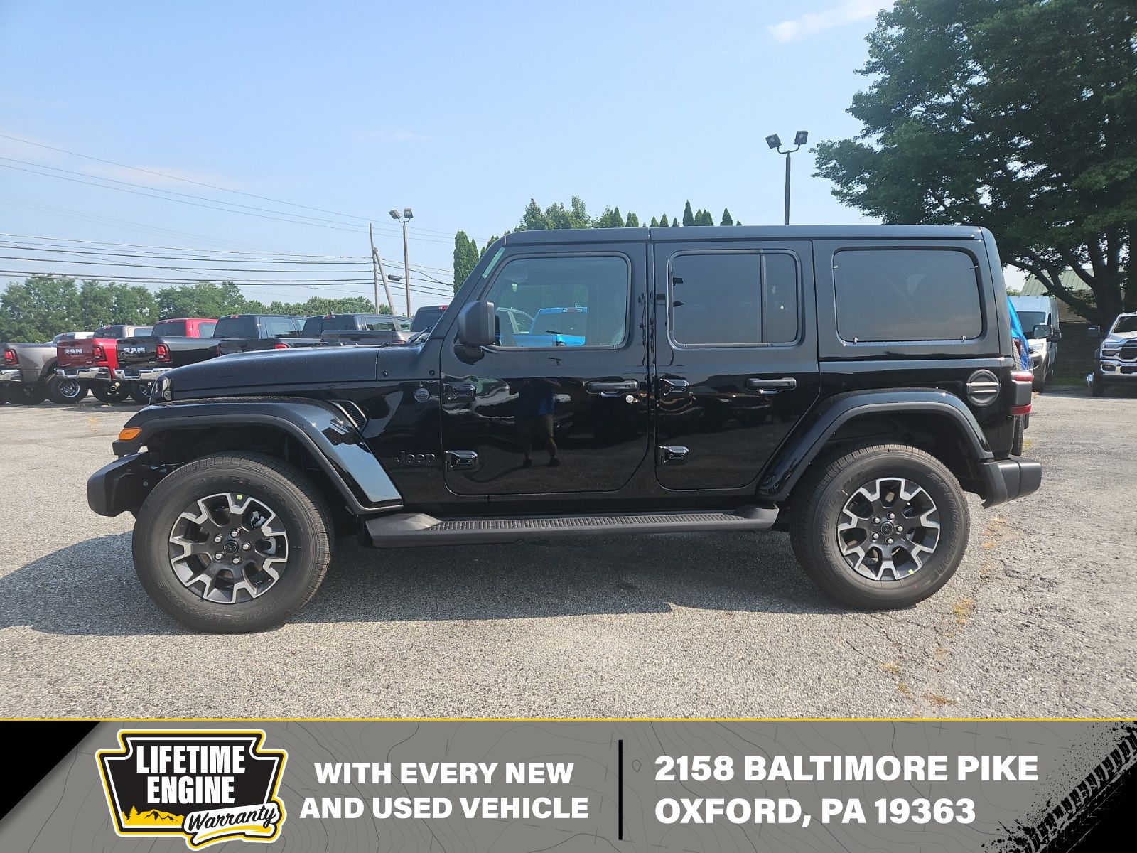 Black Clearcoat 2026 Jeep Wrangler SUV / Crossover Four-Wheel Drive 8-Speed Automatic