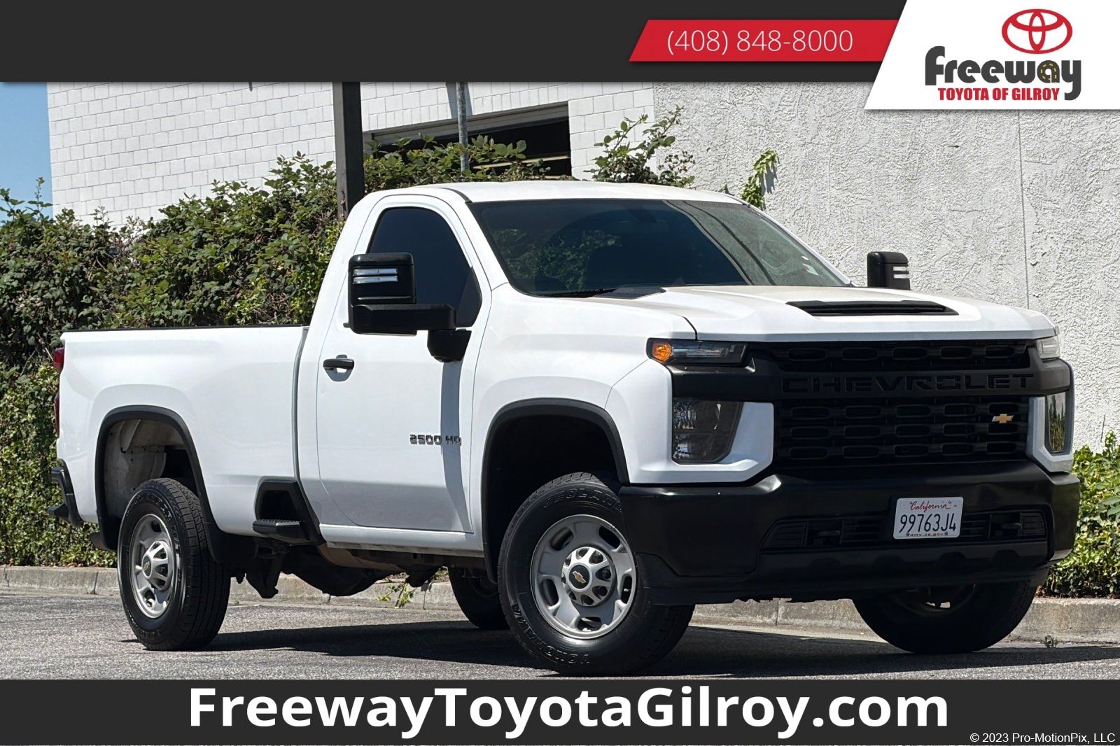 Summit White 2020 Chevrolet Silverado 2500HD Pickup Truck 4X2 6-Speed Automatic