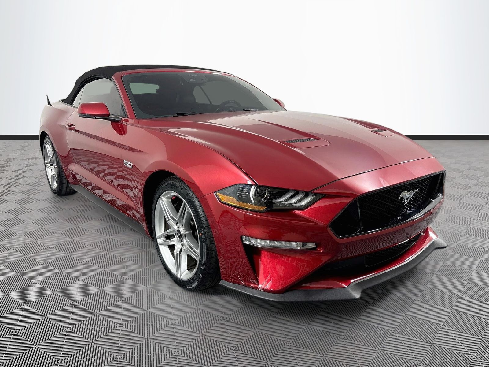 Red Metallic 2020 Ford Mustang Convertible Rear-Wheel Drive Automatic