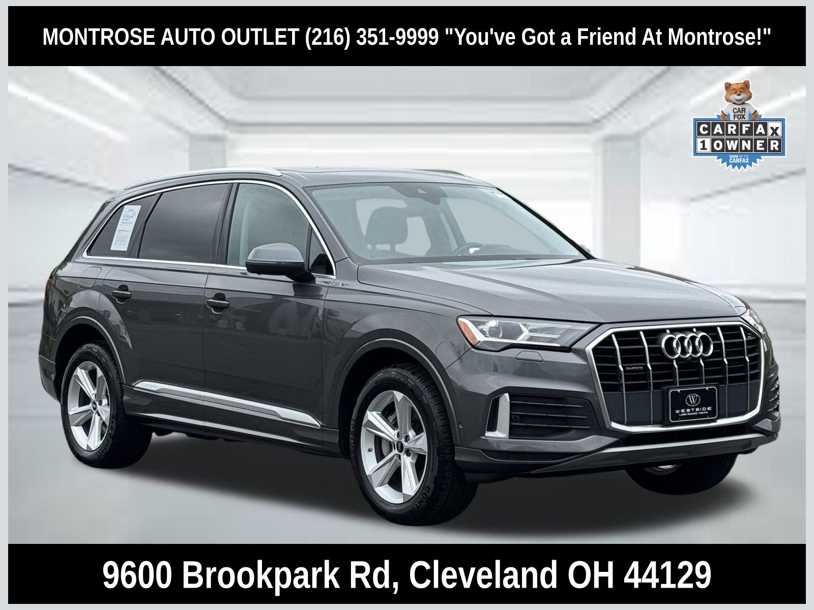 Gray Metallic 2022 Audi Q7 quattro Premium 45 TFSI SUV / Crossover All-Wheel Drive 8-Speed Automatic