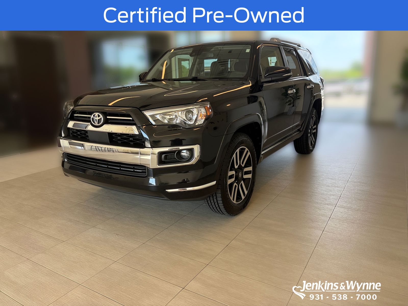 Midnight Black Metallic 2021 Toyota 4Runner Limited 4WD SUV / Crossover All-Wheel Drive 5-Speed Automatic Overdrive