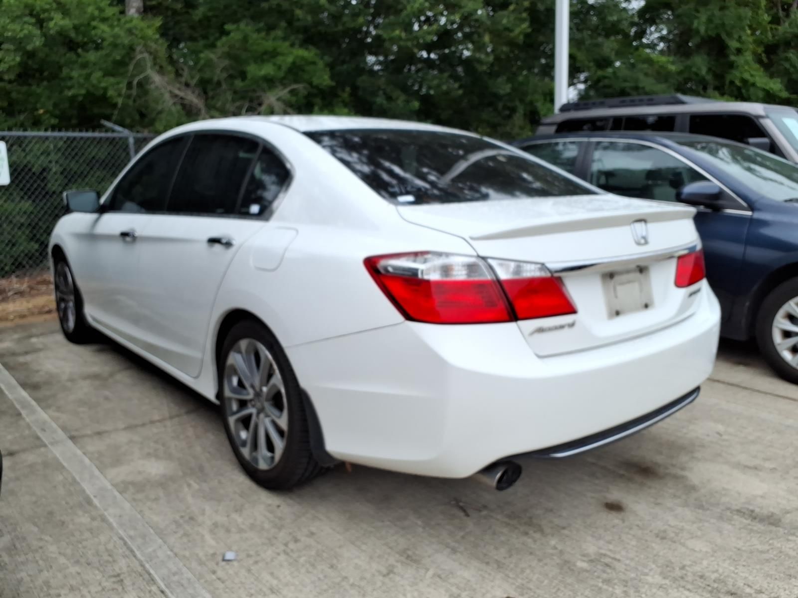 2014 Honda Accord Sport White at Emmons Autoplex