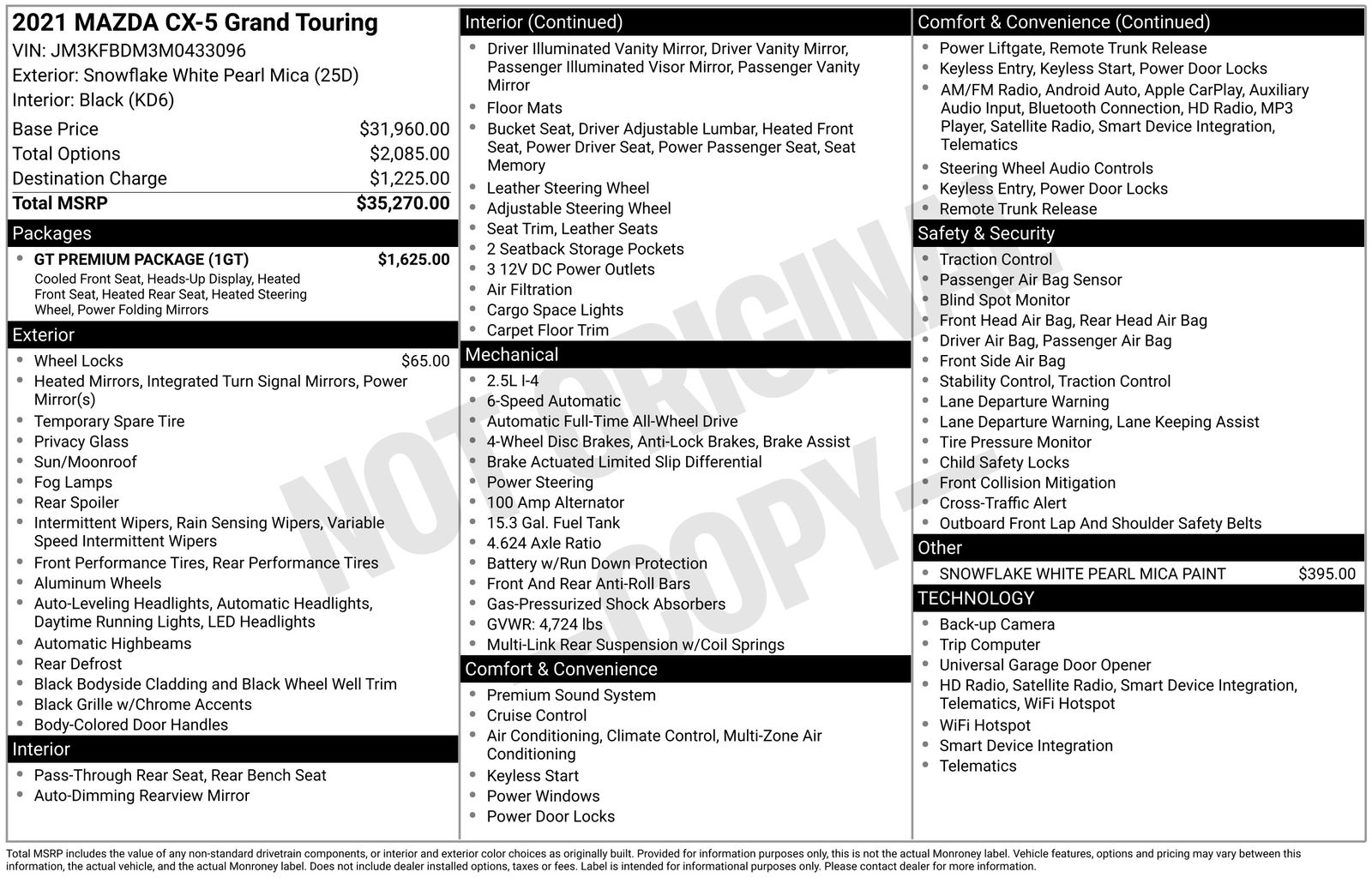 Used Car 2021 Mazda Cx-5  Grand Touring For Sale Under $30,000 In Austin, Texas