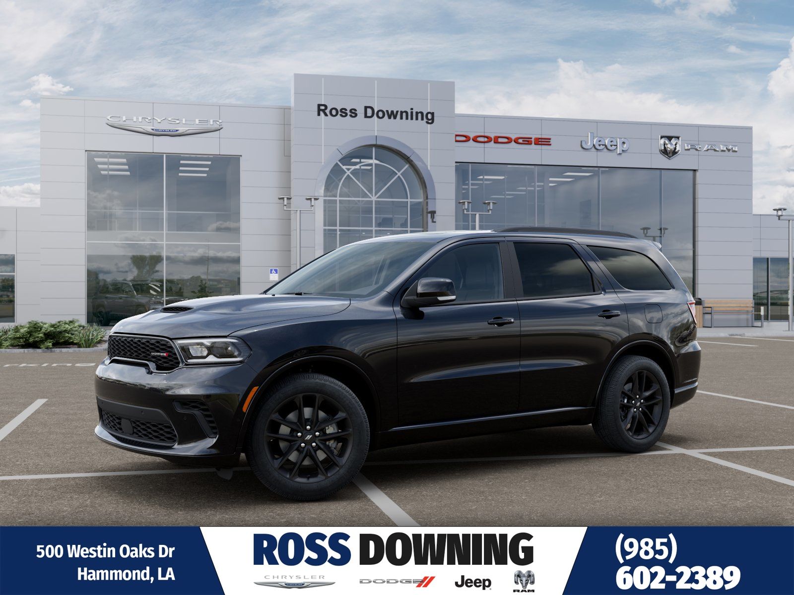 DB Black Crystal Clearcoat 2026 Dodge Durango SUV / Crossover All-Wheel Drive 8-Speed Automatic