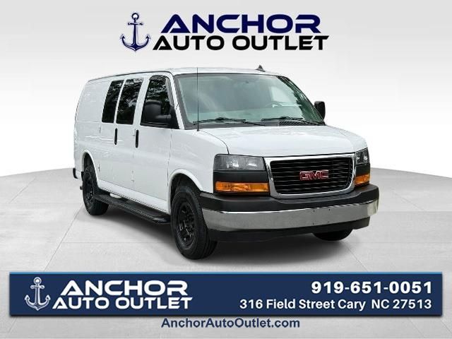 Summit White 2021 GMC Savana Cargo Van Rear-Wheel Drive 6-Speed Automatic Overdrive