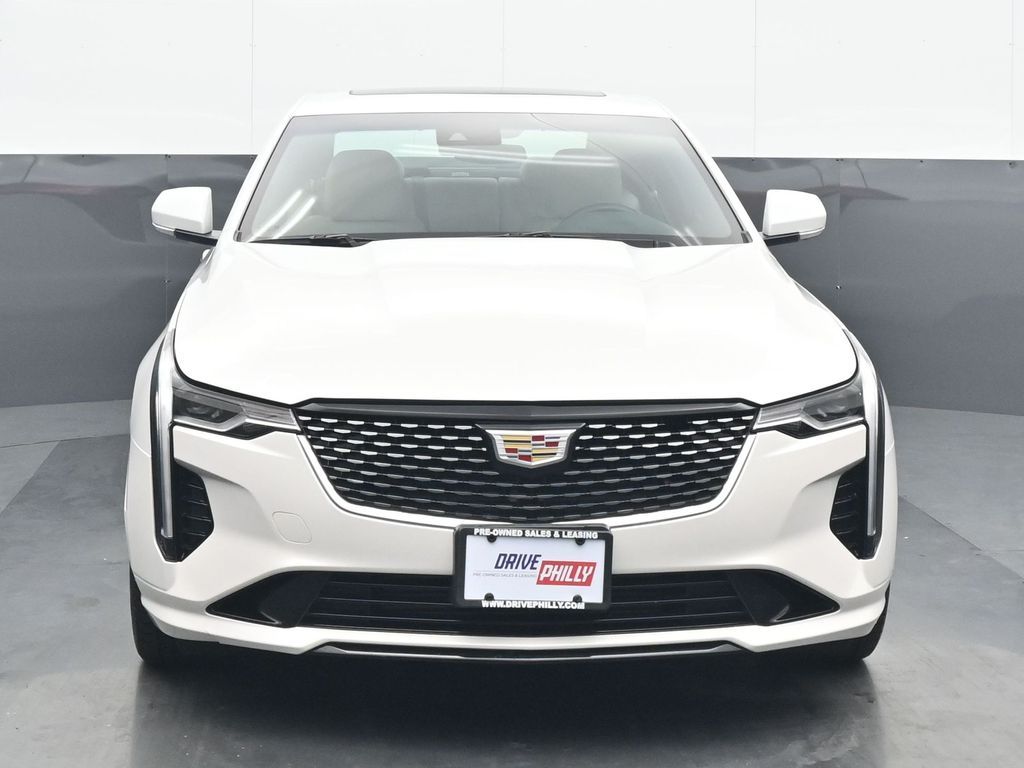 Crystal White Tricoat 2024 Cadillac CT4 Sedan All-Wheel Drive 8-Speed Automatic