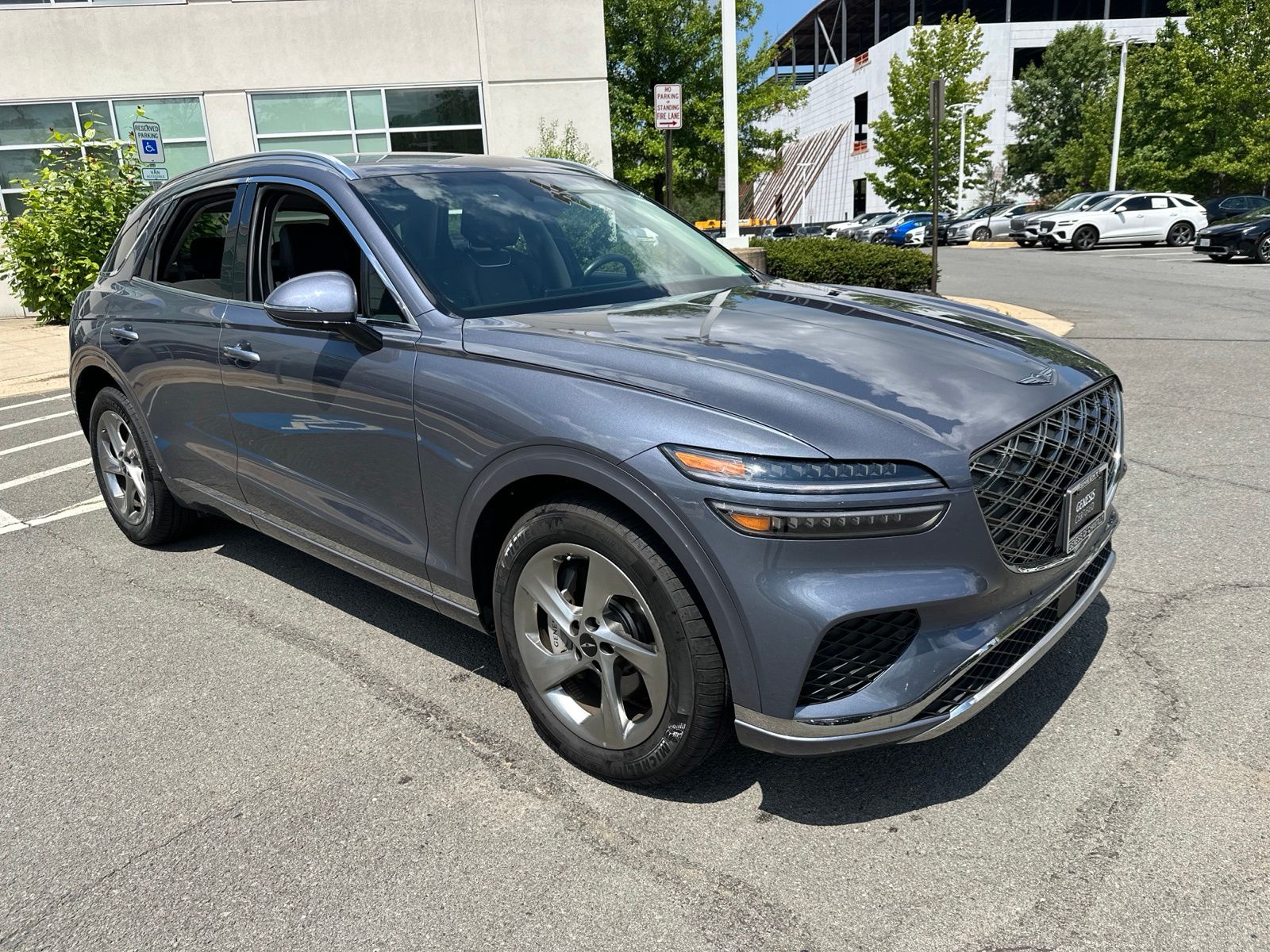 Blue 2026 Genesis GV70 SUV / Crossover All-Wheel Drive 8-Speed Automatic