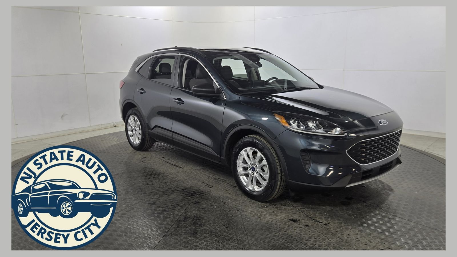 Blue Metallic 2022 Ford Escape Hybrid SUV / Crossover All-Wheel Drive Continuously Variable Transmission