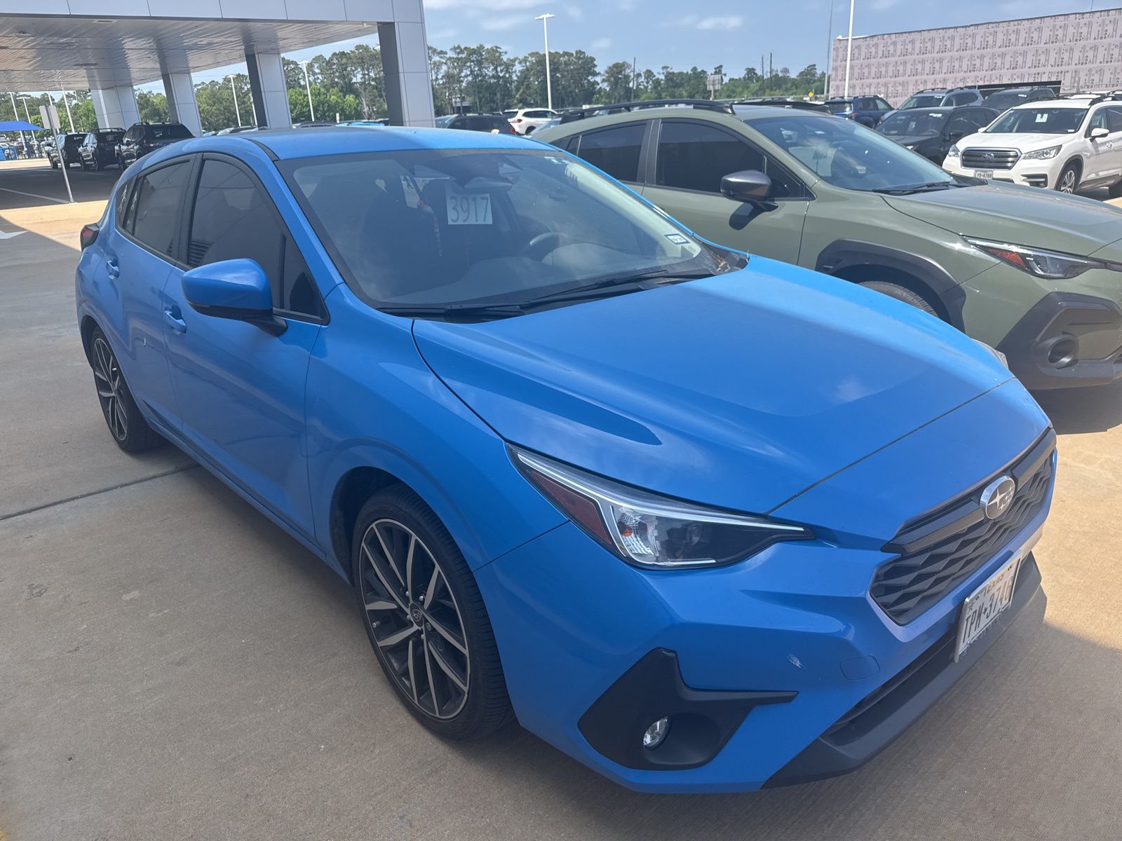 Oasis Blue Pearl 2024 Subaru Impreza Sport AWD Wagon All-Wheel Drive Continuously Variable Transmission