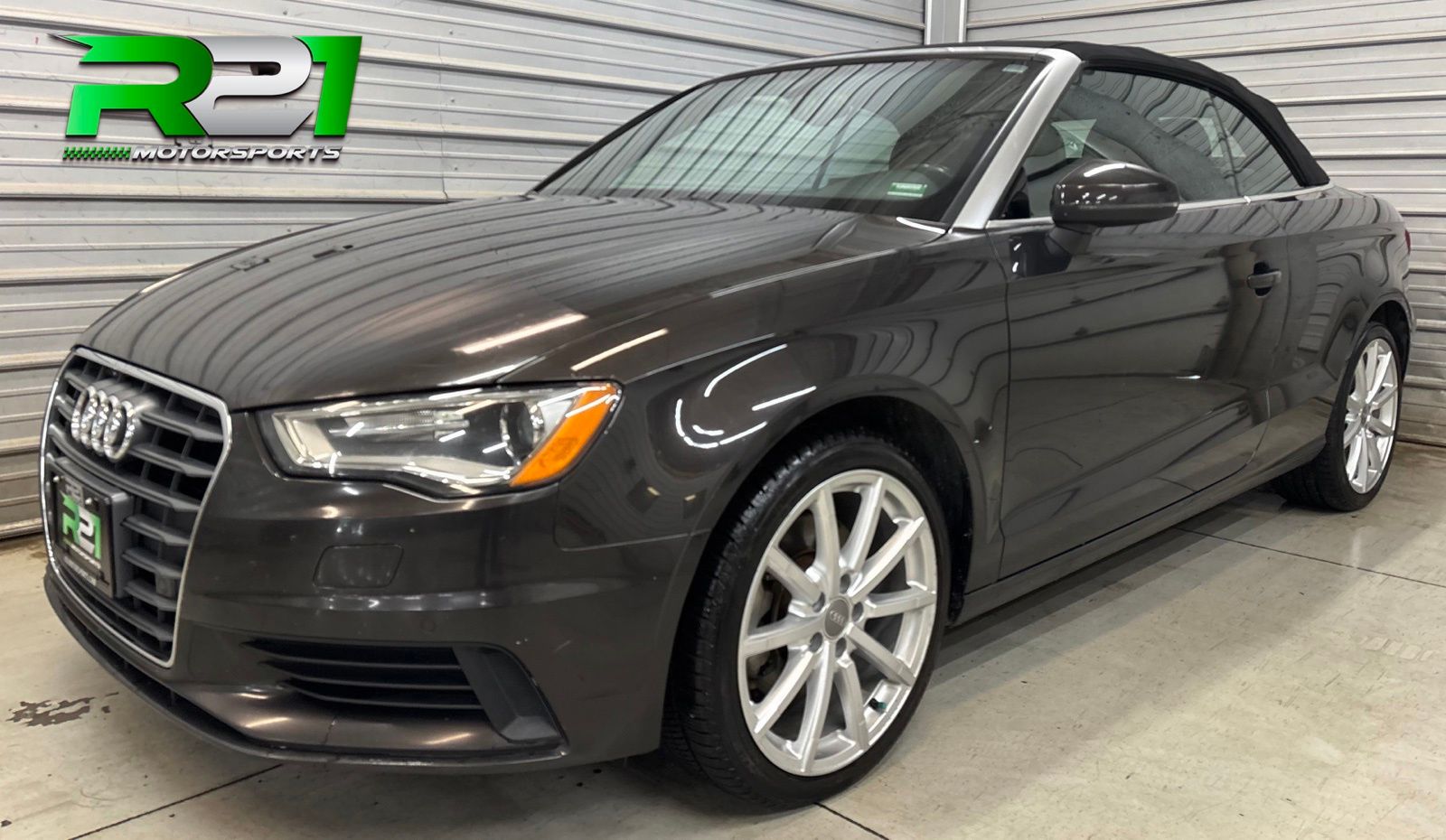 Black 2015 Audi A3 Convertible All-Wheel Drive 6-Speed Automatic