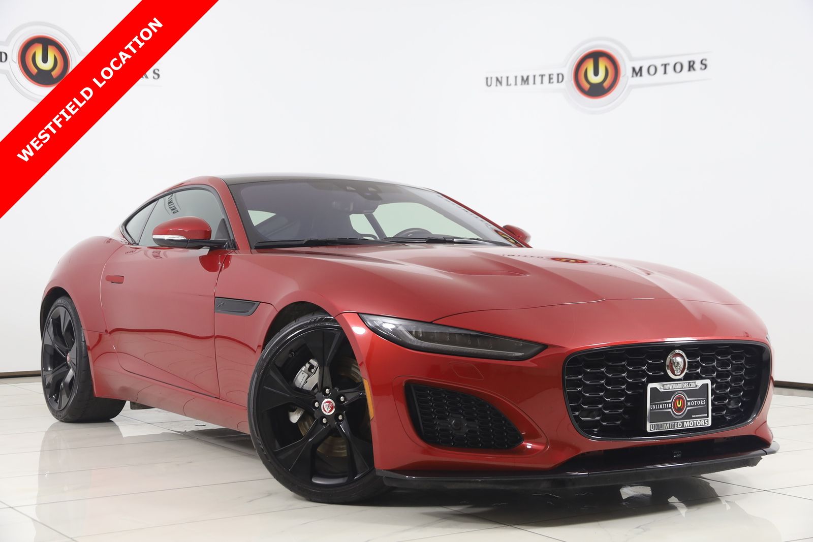 Firenze Red Metallic 2021 Jaguar F-TYPE P300 Coupe RWD Coupe Rear-Wheel Drive 8-Speed Automatic