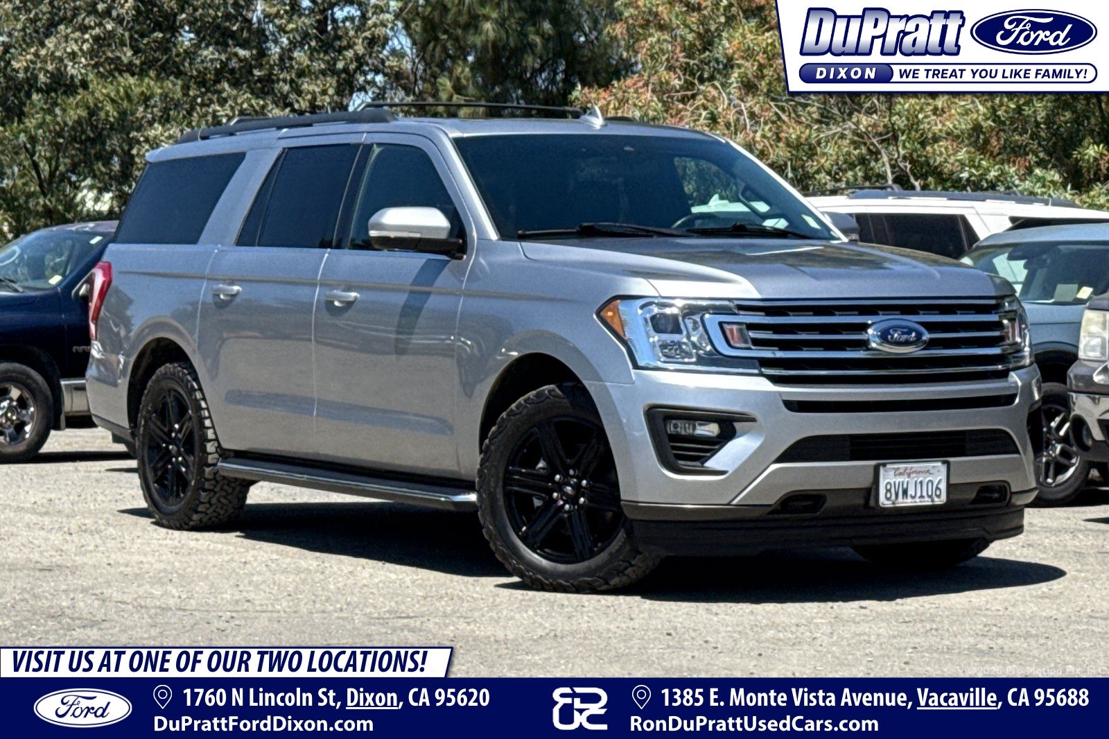 Silver Metallic 2021 Ford Expedition SUV / Crossover Four-Wheel Drive Automatic