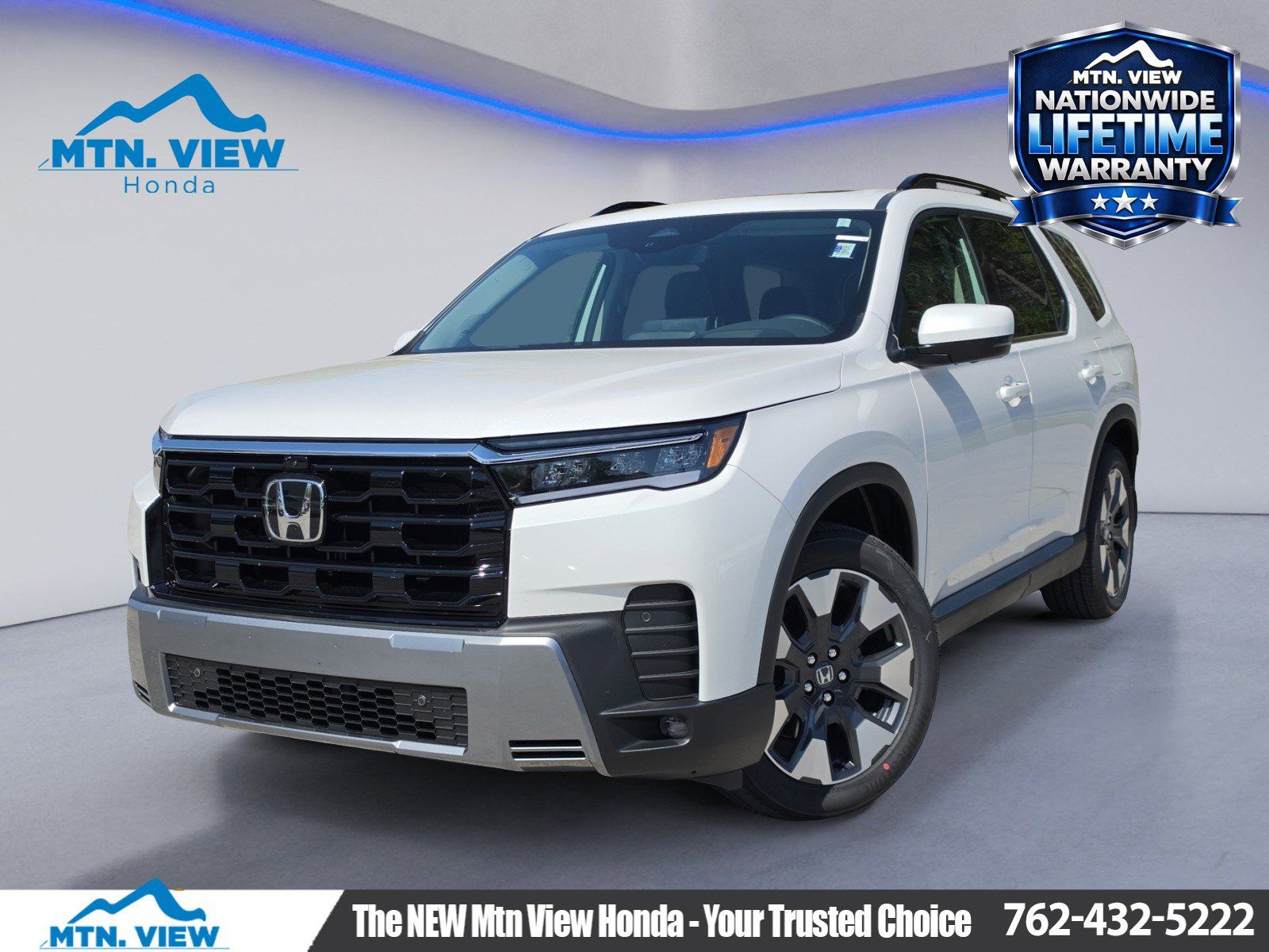 Platinum White Pearl 2026 Honda Pilot Elite AWD SUV / Crossover All-Wheel Drive Automatic