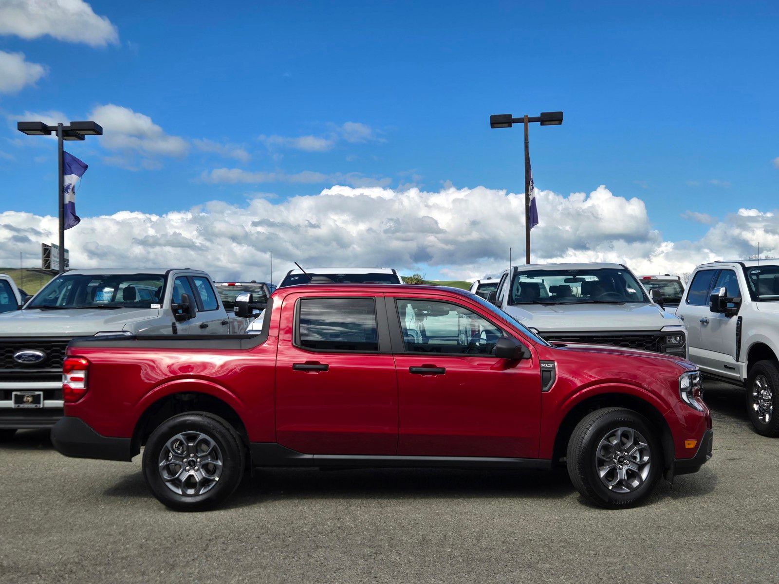 New 2026 Red Ford XLT image 3