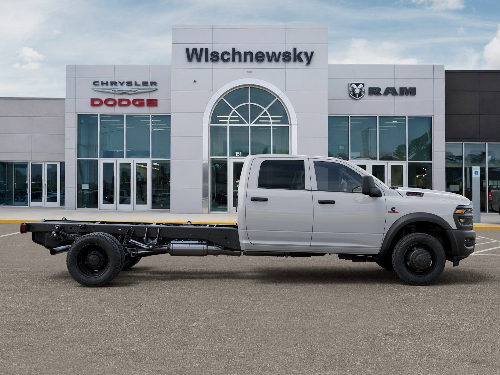 2026 Ram 5500HD Tradesman White at Texan Dodge Chrysler Jeep Ram
