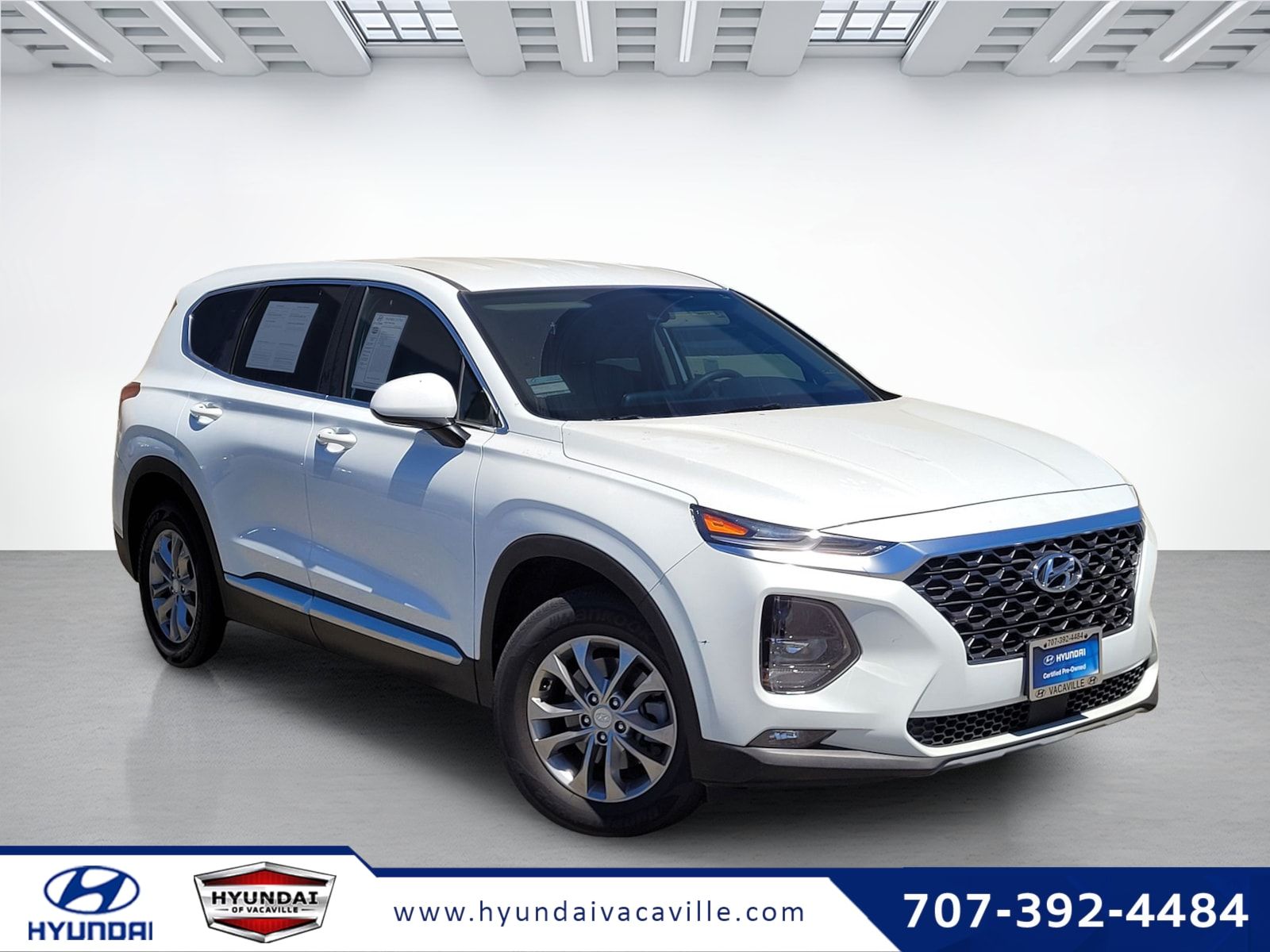 Quartz White 2020 Hyundai Santa Fe SUV / Crossover Front-Wheel Drive 8-Speed Automatic