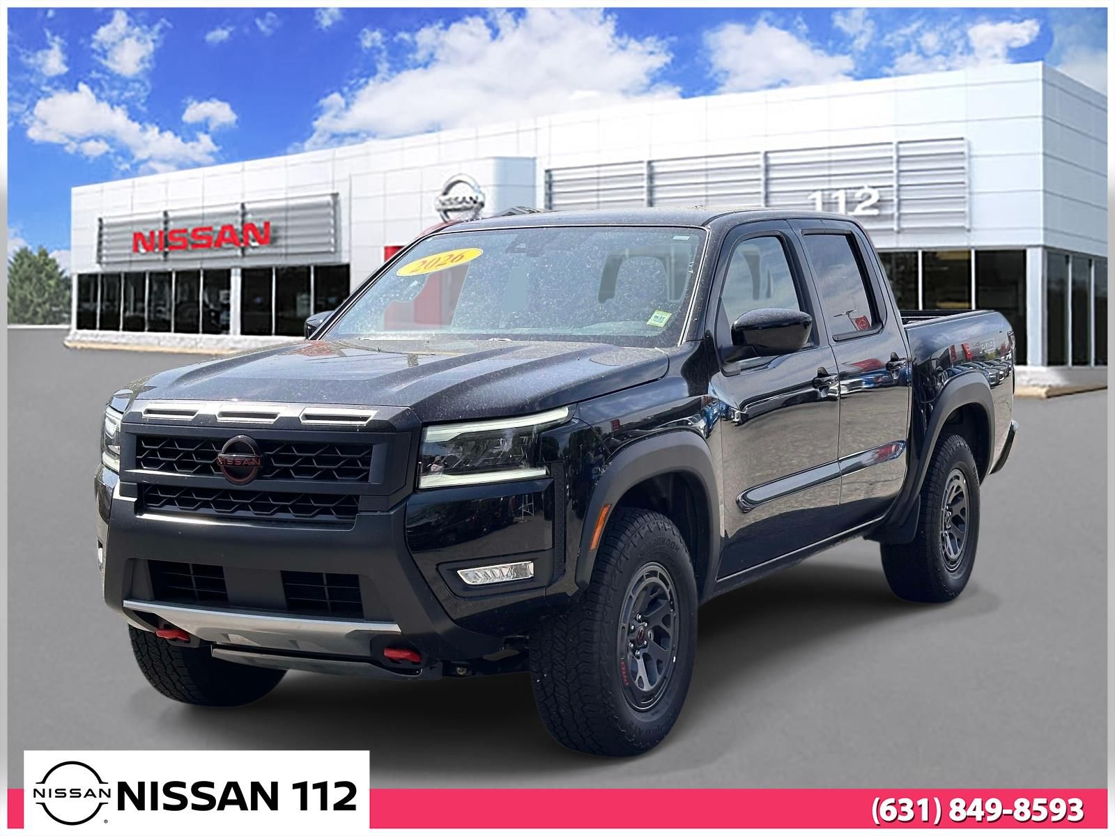 Super Black 2026 Nissan Frontier PRO-4X Crew Cab 4WD Pickup Truck Four-Wheel Drive 9-Speed Automatic Overdrive
