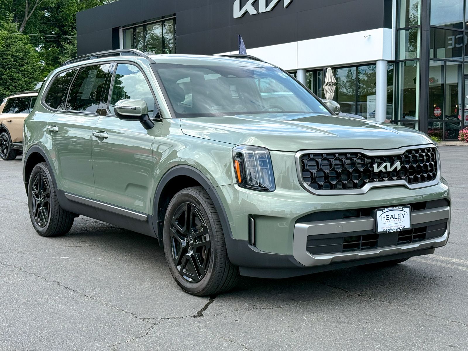 Jungle Green 2023 Kia Telluride EX X-Line AWD SUV / Crossover All-Wheel Drive 8-Speed Automatic