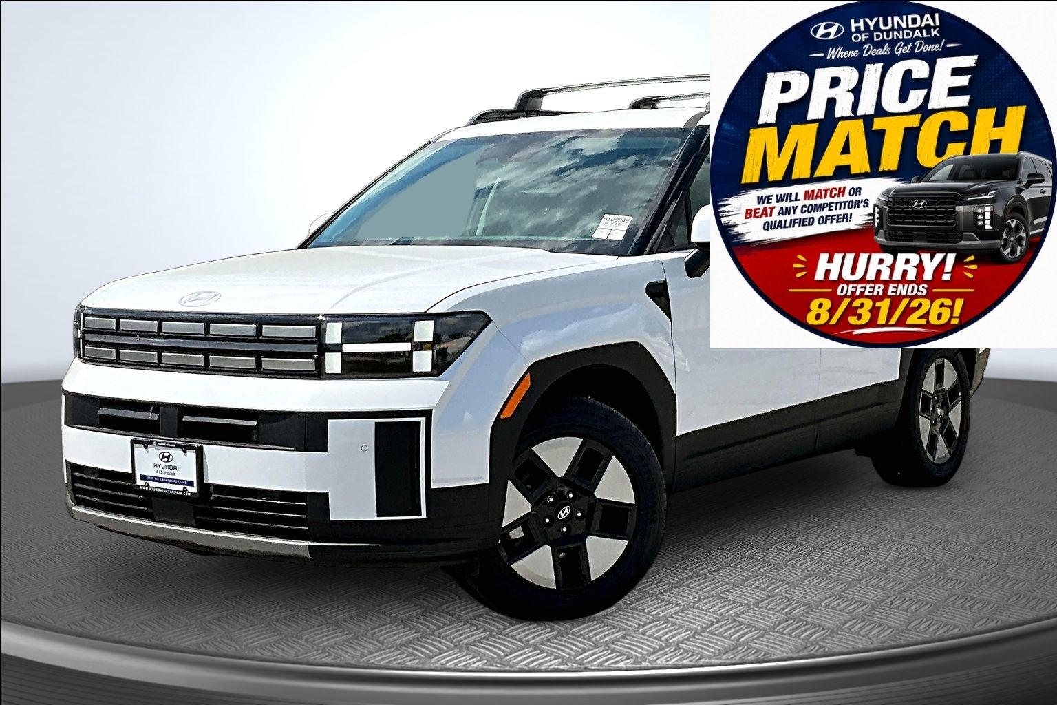 Serenity White 2026 Hyundai Santa Fe Hybrid SUV / Crossover All-Wheel Drive 6-Speed Automatic