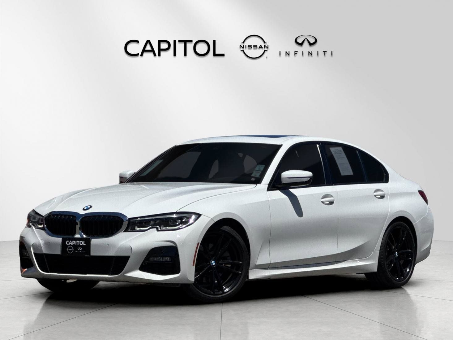 Alpine White 2021 BMW 3 Series Sedan Rear-Wheel Drive 8-Speed Automatic