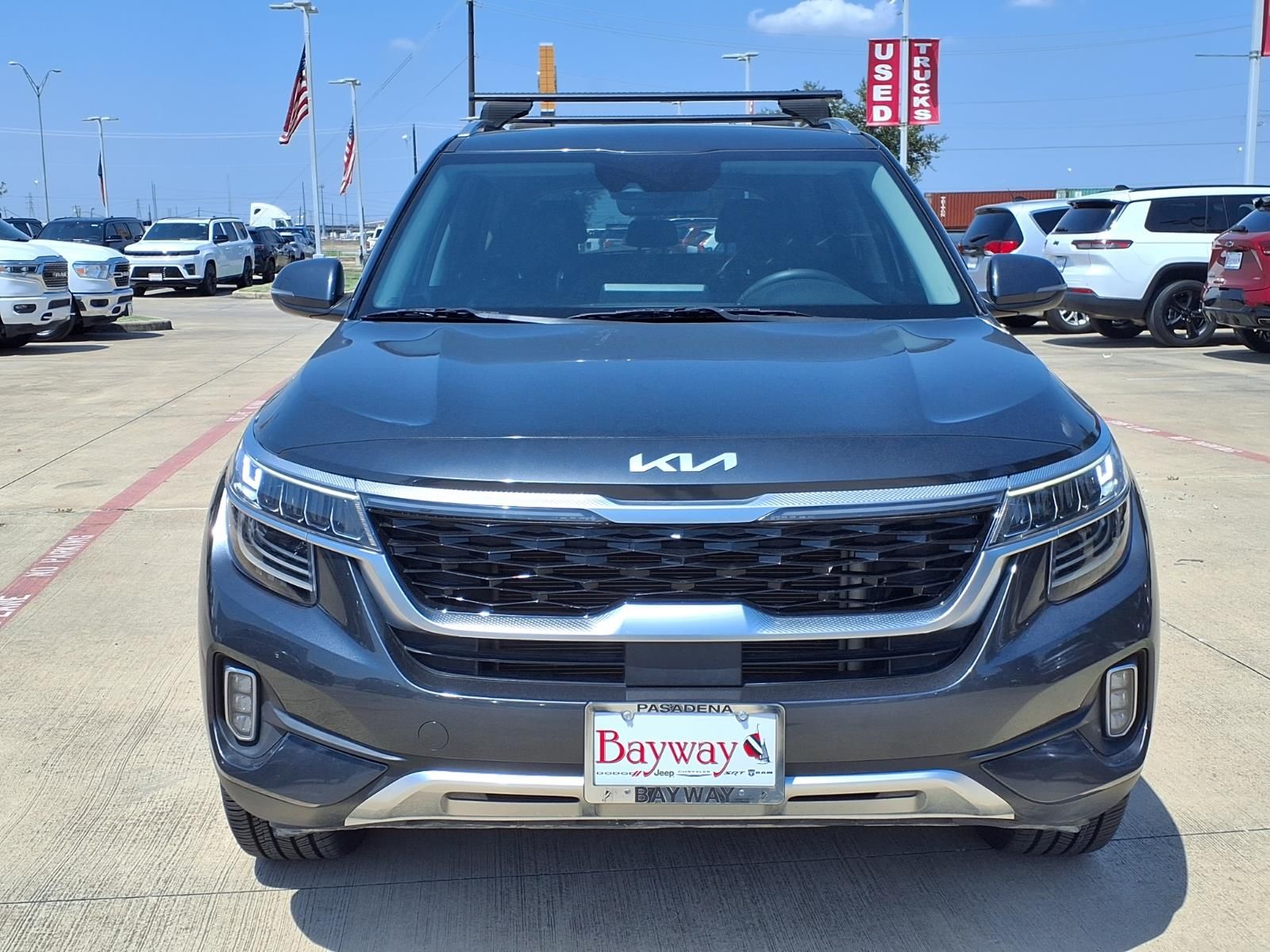 2023 Kia Seltos SX Gray at DeMontrond Auto Country