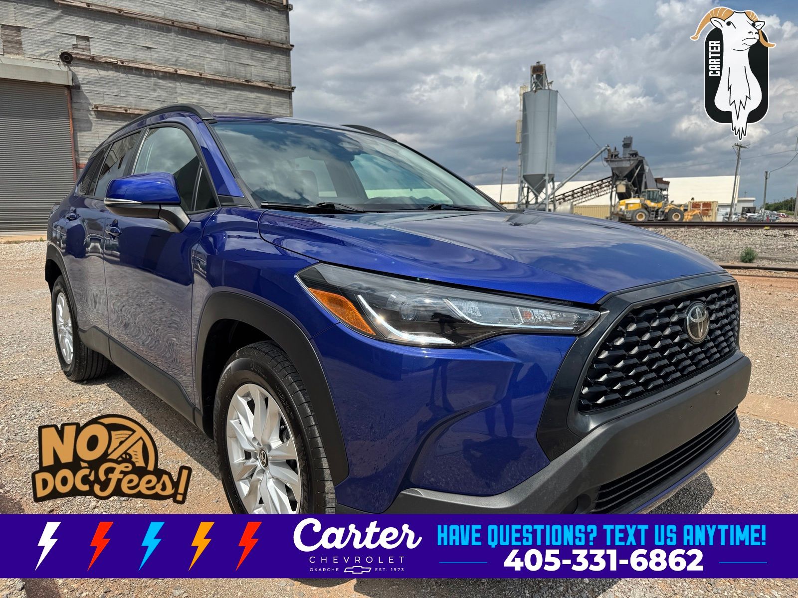 Blue 2024 Toyota Corolla Cross SUV / Crossover Front-Wheel Drive Continuously Variable Transmission