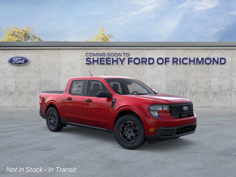 Ruby Red 2026 Ford Maverick XLT SuperCrew FWD Pickup Truck Front-Wheel Drive Continuously Variable Transmission