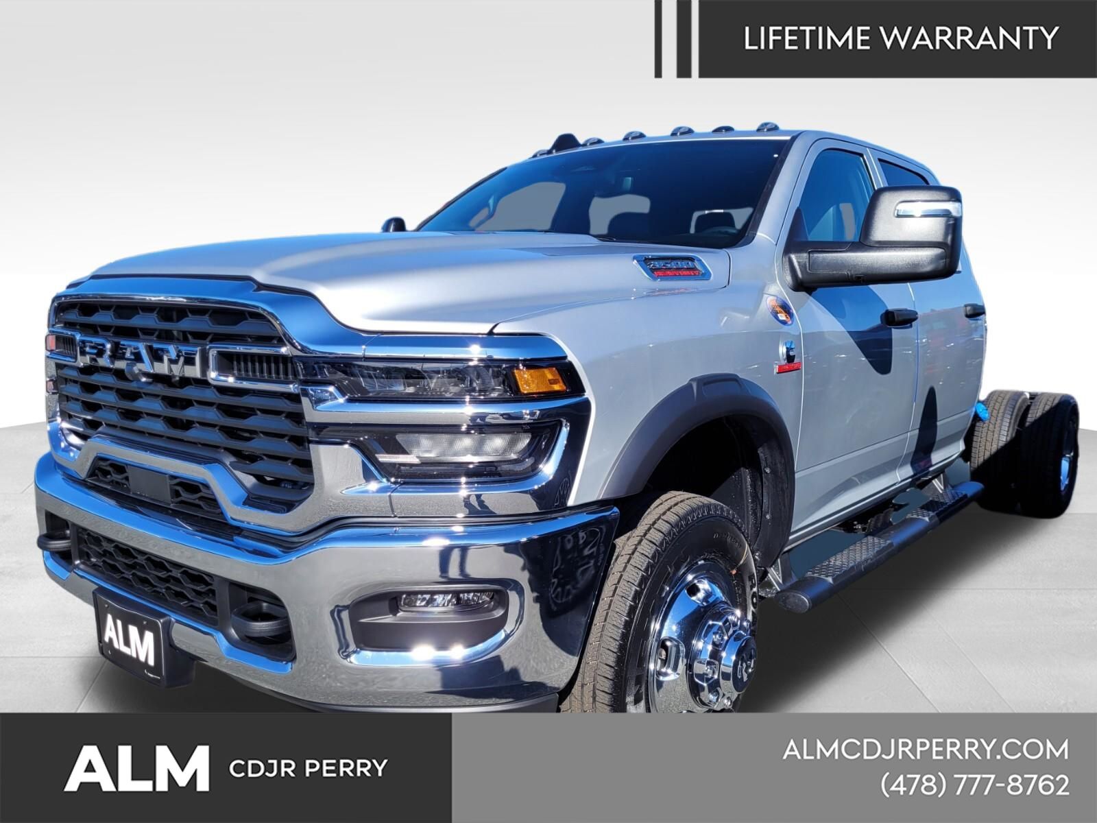 Silver Zynith 2026 RAM 3500 Chassis Tradesman Crew Cab LB DRW 4WD Pickup Truck Four-Wheel Drive 8-Speed Automatic