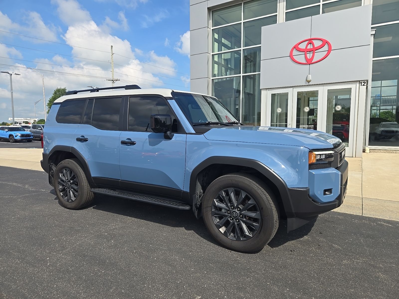 Blue / Gray 2025 Toyota Land Cruiser SUV / Crossover Four-Wheel Drive 8-Speed Automatic