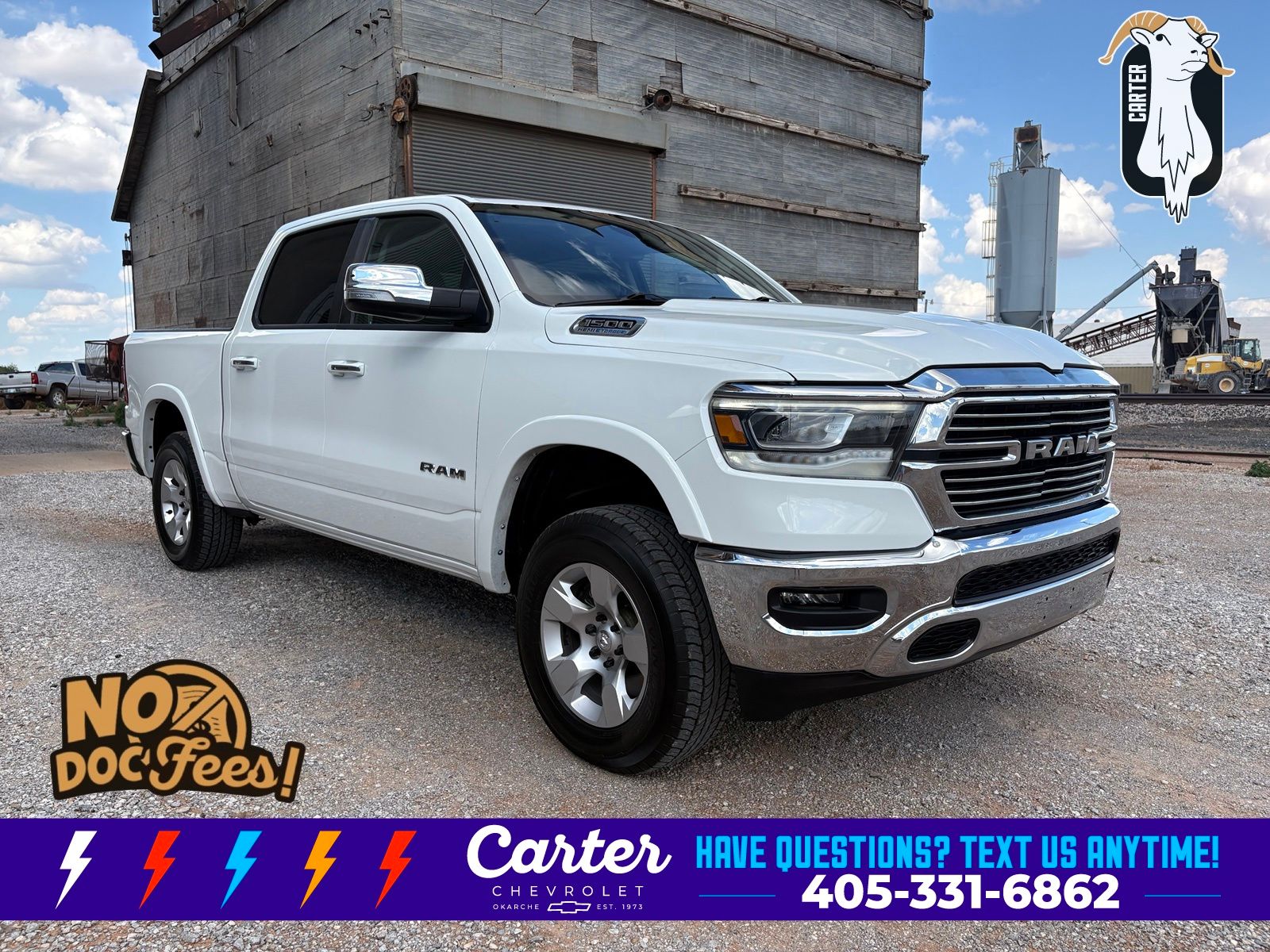 Bright White Clearcoat 2022 RAM 1500 Pickup Truck Four-Wheel Drive 8-Speed Automatic