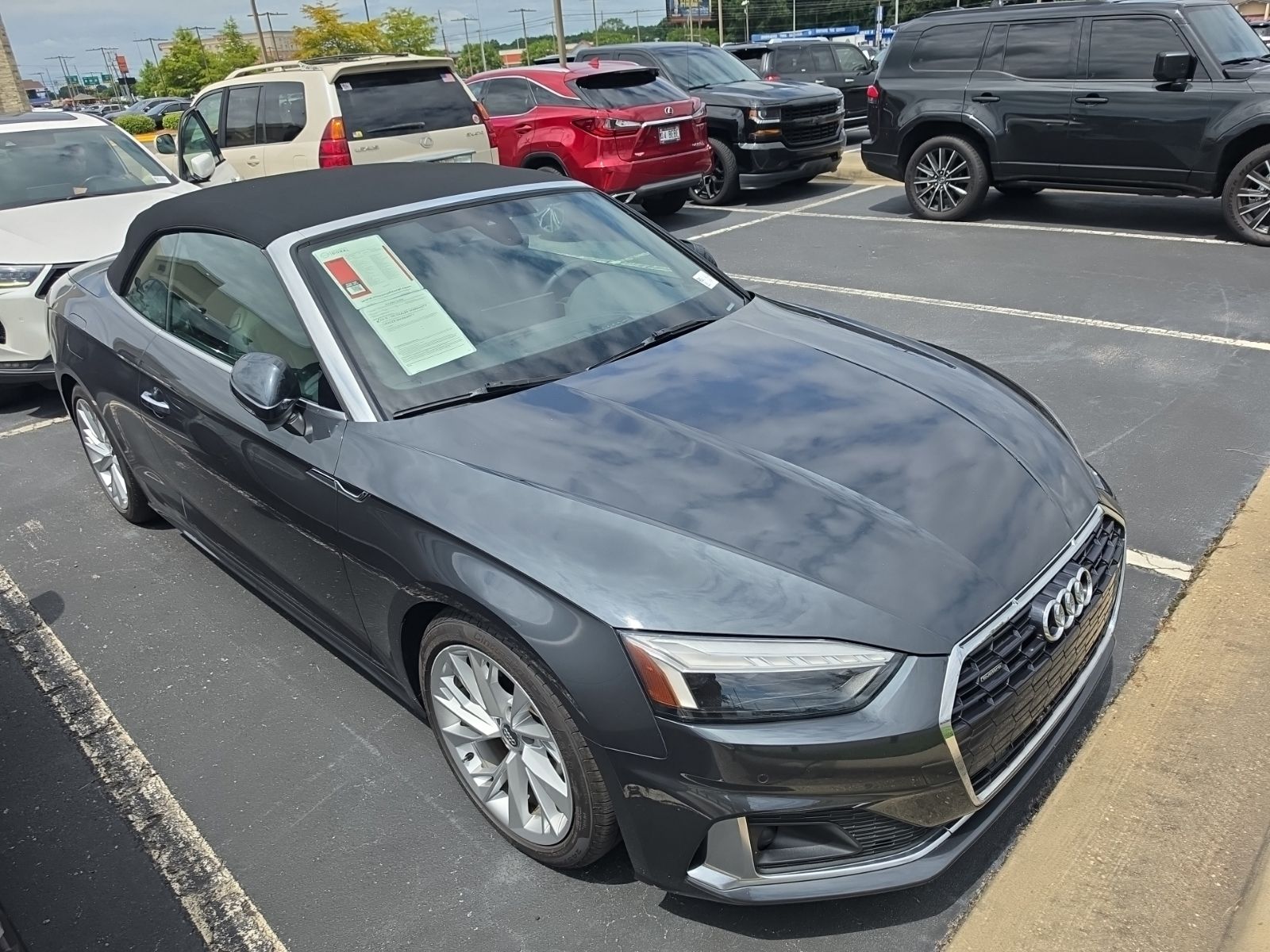 Gray Metallic 2021 Audi A5 Convertible All-Wheel Drive 7-Speed Automatic