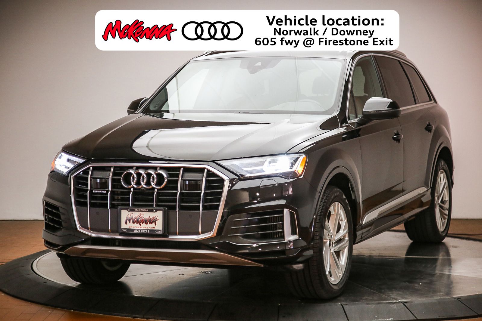 Black Metallic 2023 Audi Q7 SUV / Crossover All-Wheel Drive 8-Speed Automatic