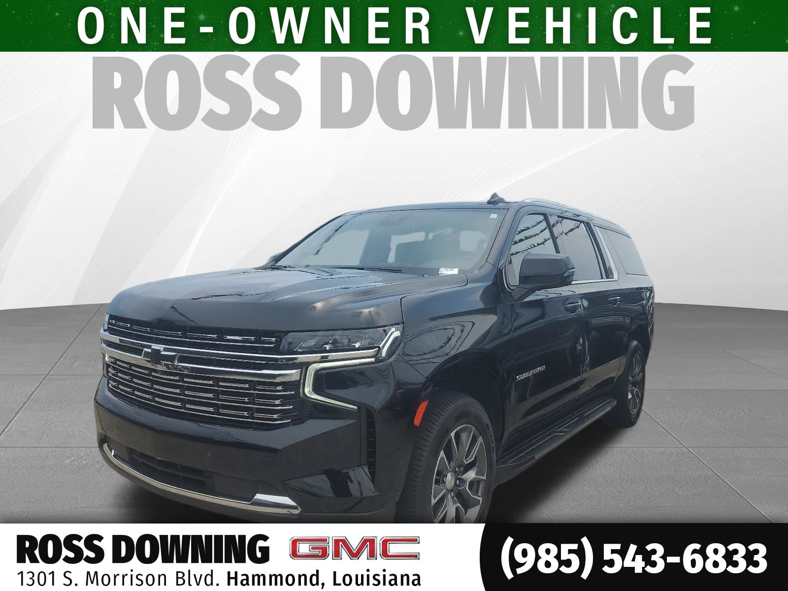 2023 Chevrolet Suburban LT Black at Ross Downing Chevrolet
