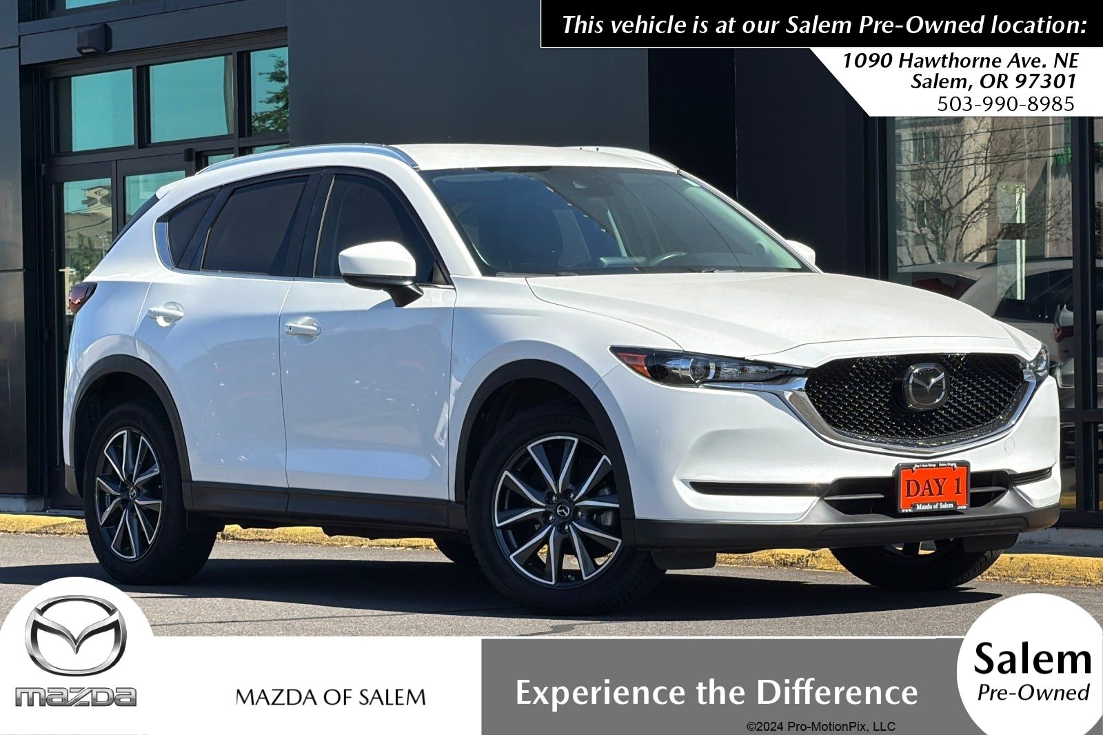Snowflake White Pearl 2018 Mazda CX-5 SUV / Crossover All-Wheel Drive 6-Speed Automatic