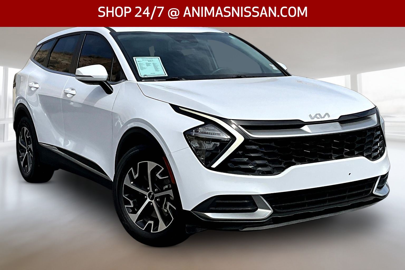 Glacial White Pearl 2023 Kia Sportage EX FWD SUV / Crossover Front-Wheel Drive 8-Speed Automatic