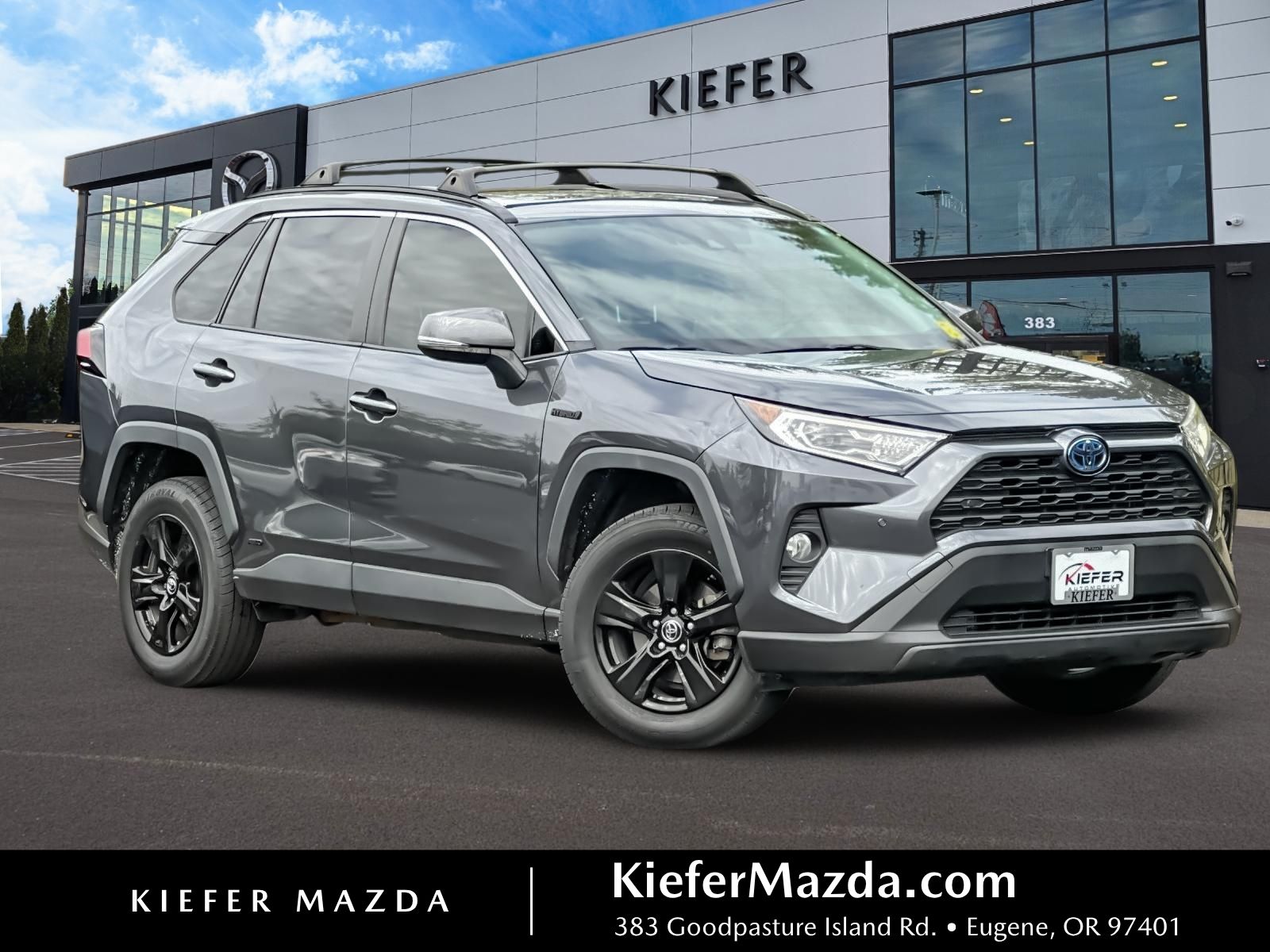Magnetic Gray Metallic 2019 Toyota RAV4 Hybrid SUV / Crossover All-Wheel Drive Continuously Variable Transmission