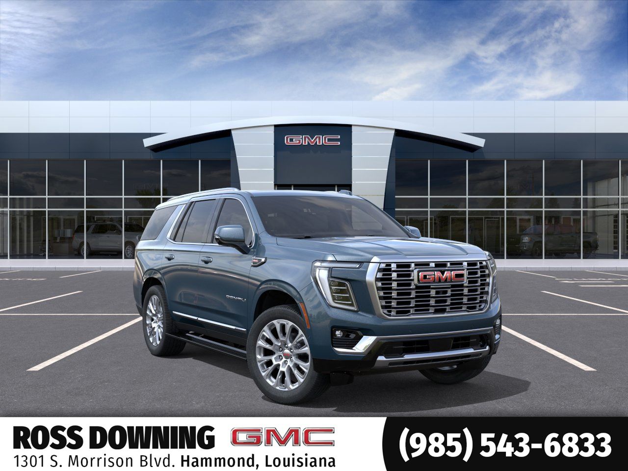 2026 GMC Yukon Denali Blue at Ross Downing Buick GMC