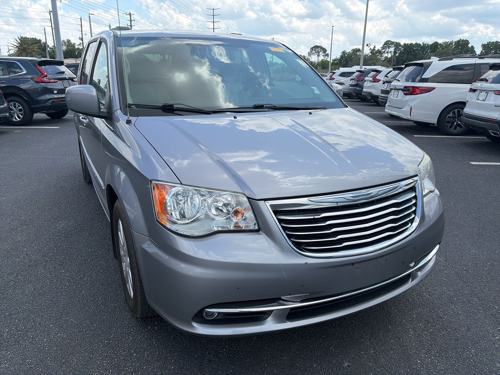 Billet Silver Metallic Clearcoat 2013 Chrysler Town & Country Touring FWD Minivan Front-Wheel Drive 6-Speed Automatic