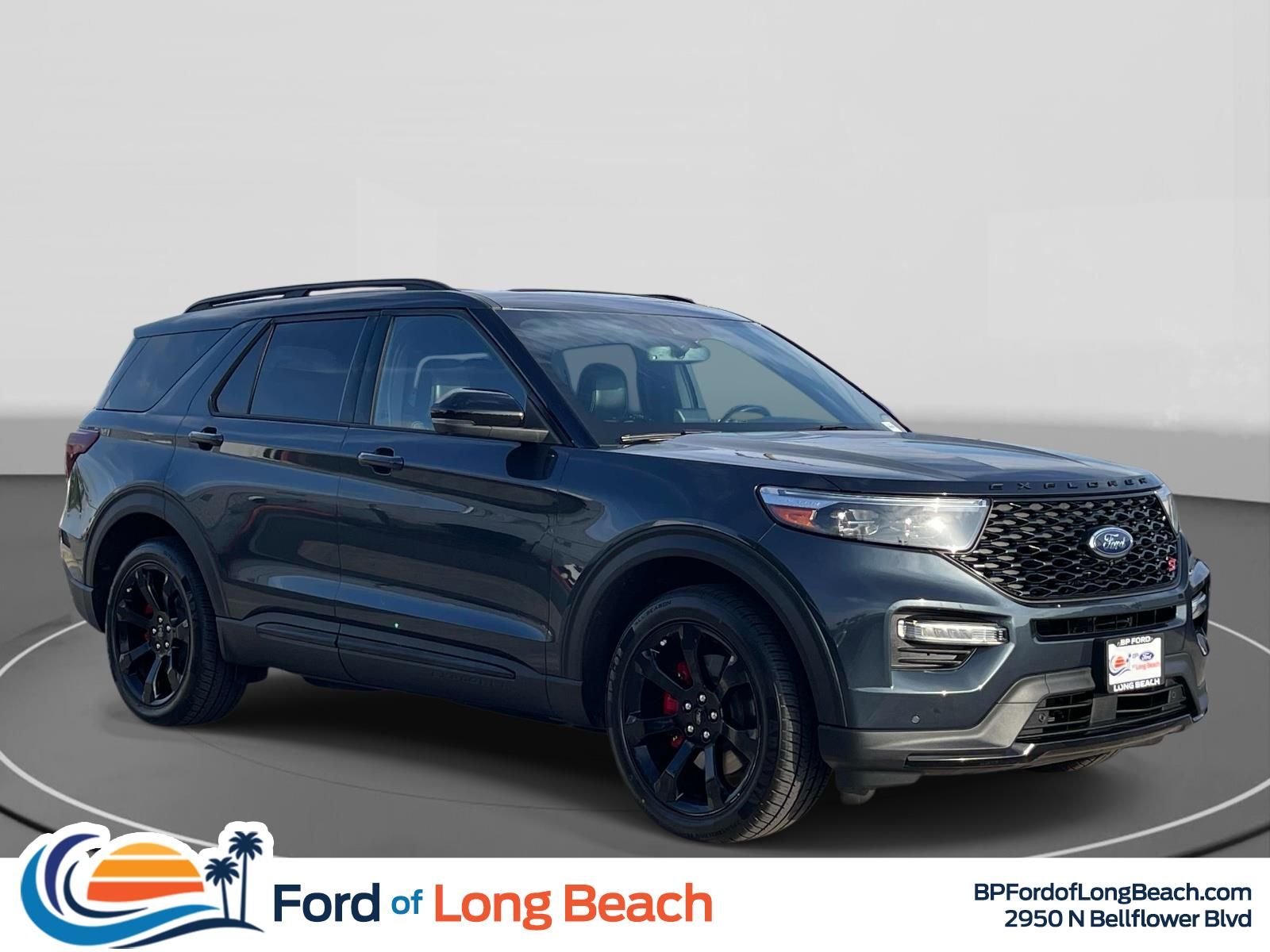 Blue Metallic 2023 Ford Explorer SUV / Crossover All-Wheel Drive Automatic