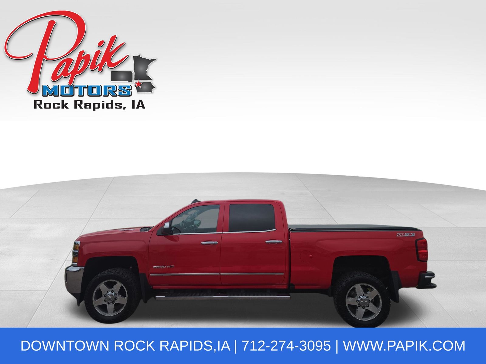 Red Hot 2016 Chevrolet Silverado 2500HD Pickup Truck Four-Wheel Drive 6-Speed Automatic