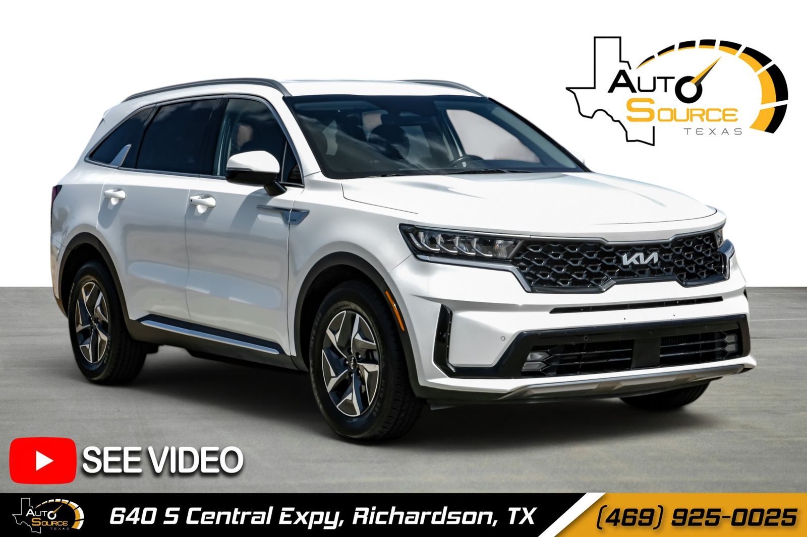 Snow White Pearl 2023 Kia Sorento Hybrid SUV / Crossover Front-Wheel Drive 6-Speed Automatic