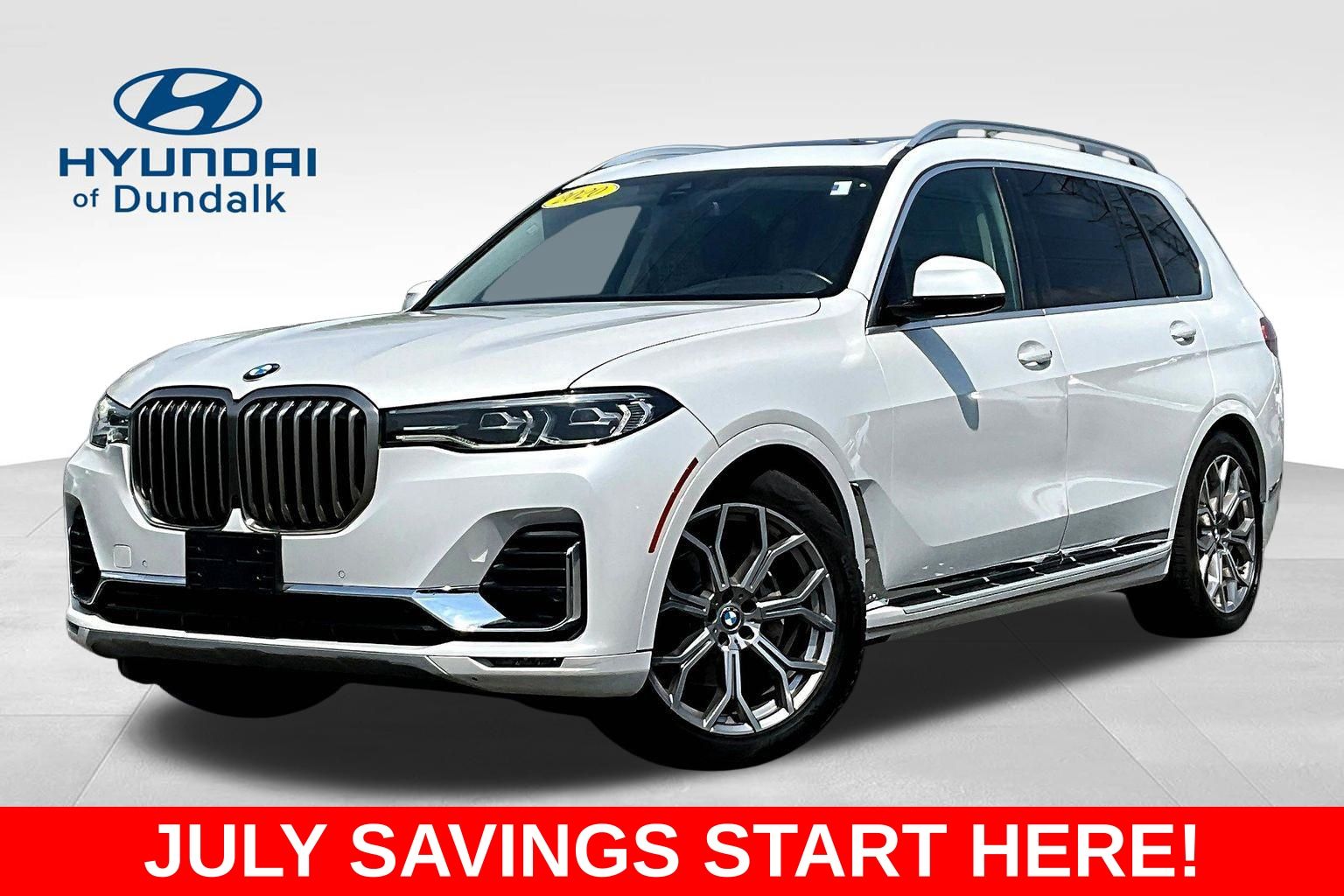 Mineral White Metallic 2020 BMW X7 SUV / Crossover All-Wheel Drive 8-Speed Automatic