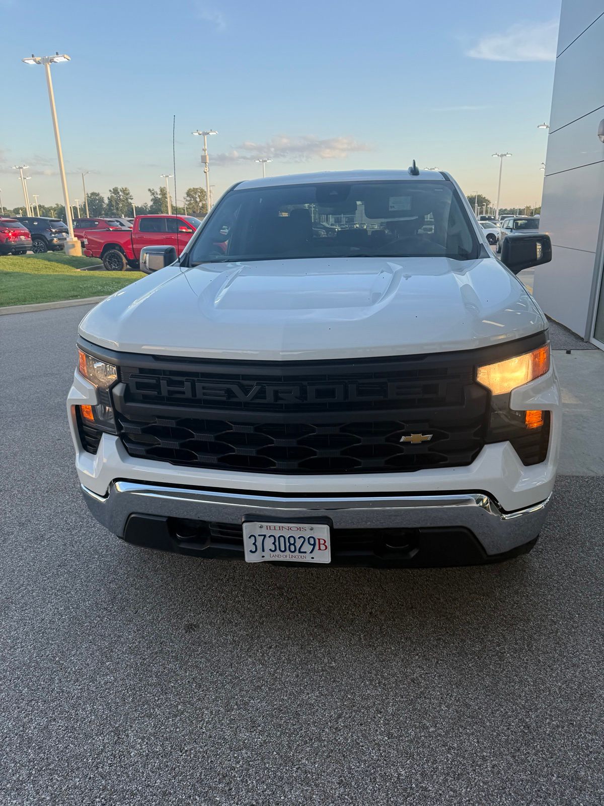 Summit White 2023 Chevrolet Silverado 1500 Pickup Truck Four-Wheel Drive Automatic