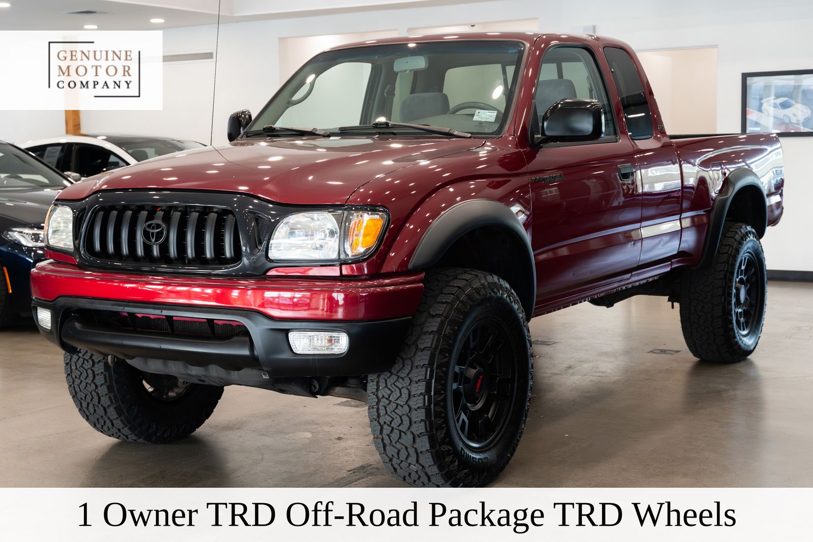 Impulse Red 2001 Toyota Tacoma Pickup Truck 4-Speed Automatic