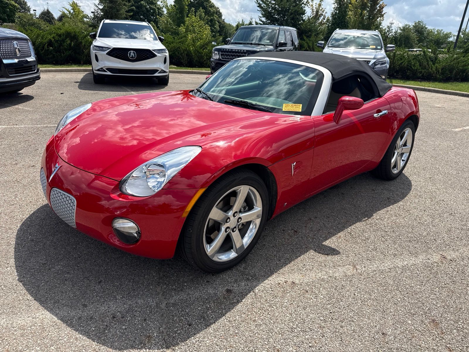 Aggressive (Victory Red) 2006 Pontiac Solstice Convertible Rear-Wheel Drive 5-Speed Manual