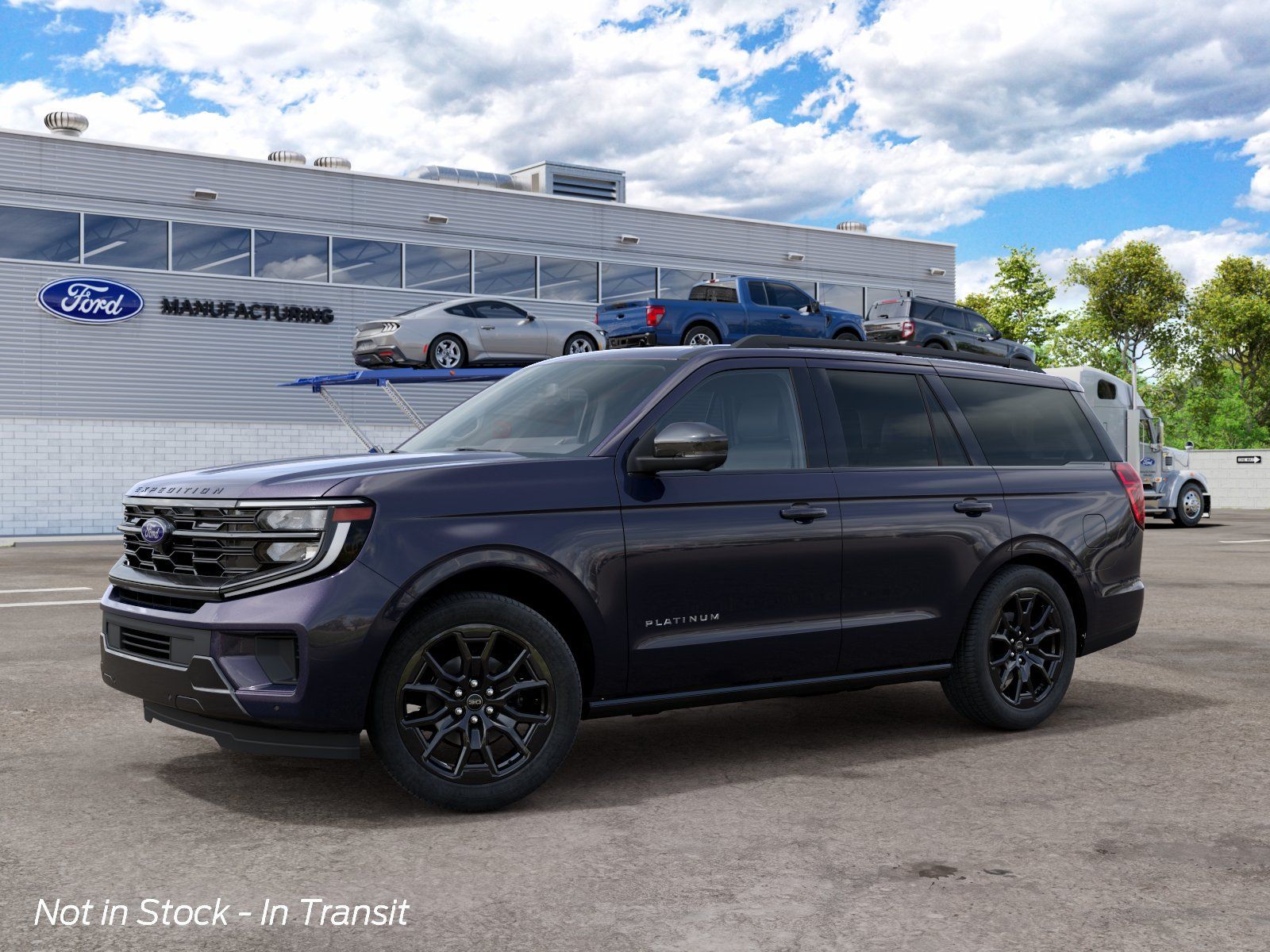 New 2027 Blue Ember Metallic Ford Platinum image 3
