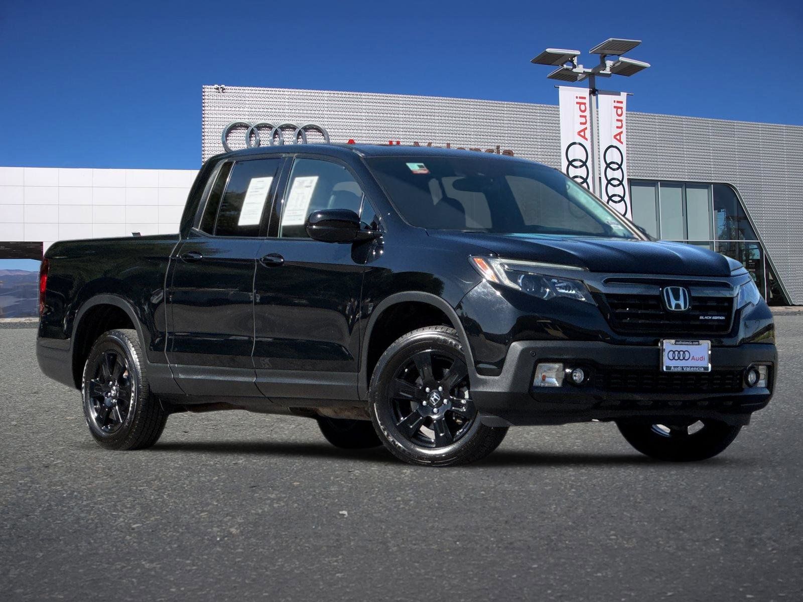 Black 2019 Honda Ridgeline Black Edition AWD Pickup Truck All-Wheel Drive 6-Speed Automatic