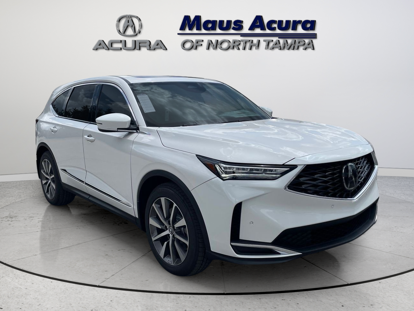 Platinum White 2026 Acura MDX SUV / Crossover Front-Wheel Drive Automatic